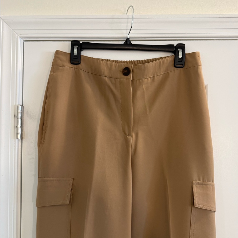 Belle Vere Wide Leg Tan Cargo Dress Pants - Women’s Size 8 - Picture 3 of 11
